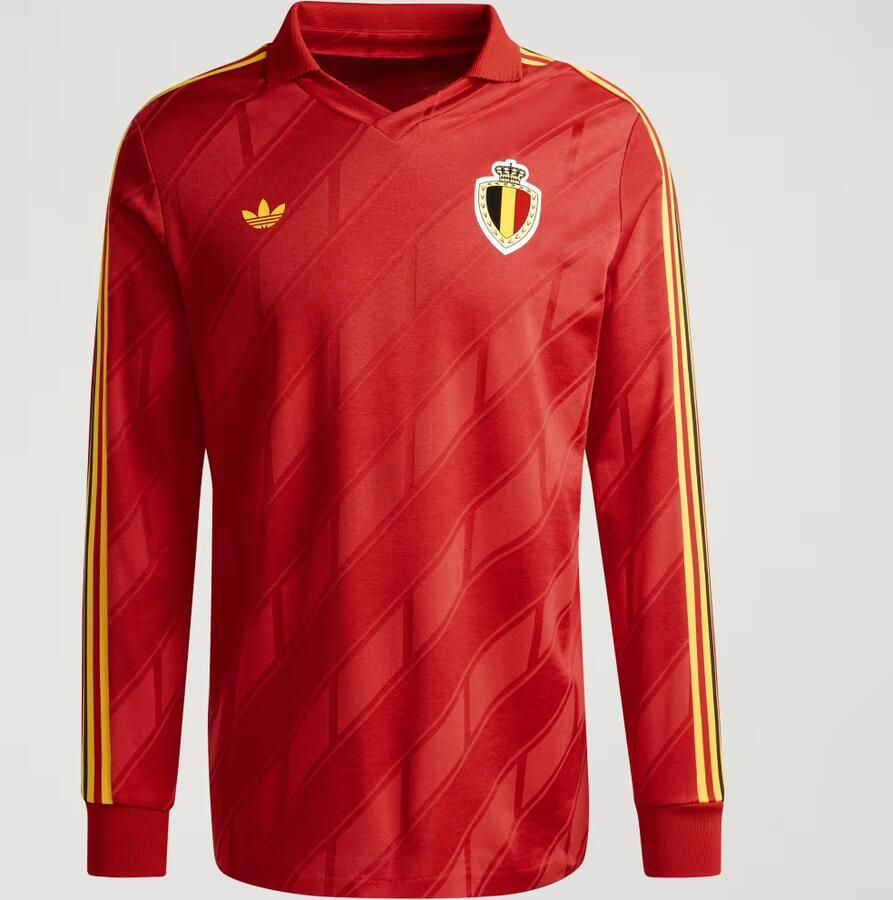 Adidas Originals Belgium '86 Retro Home Shirt Rood- Rood - Foto 5