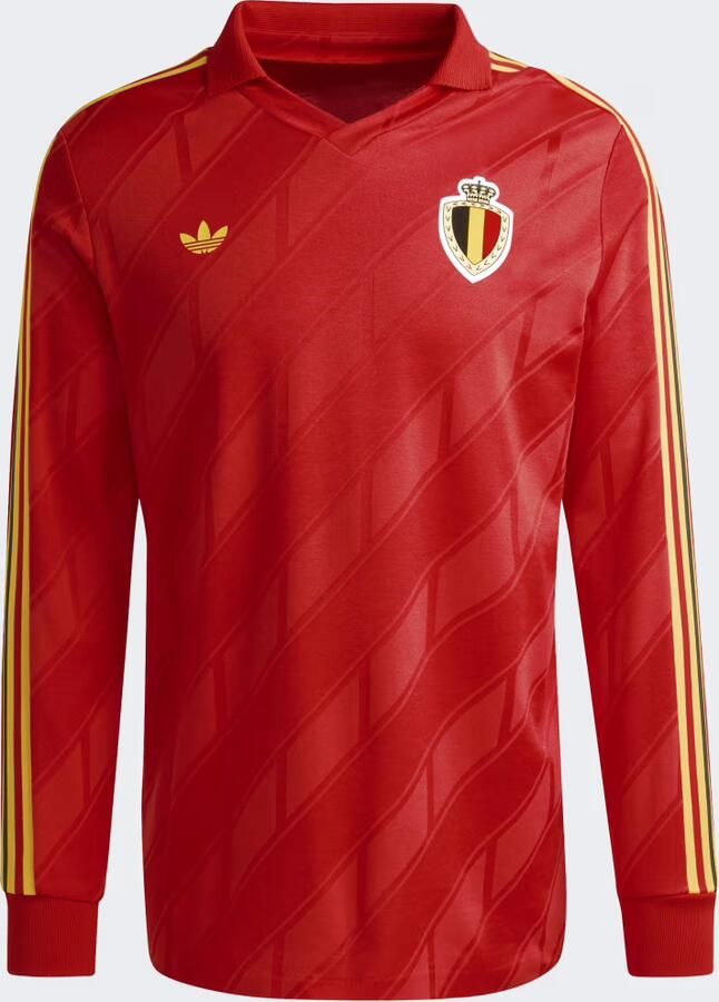 Adidas Originals Belgium '86 Retro Home Shirt Rood- Rood - Foto 3