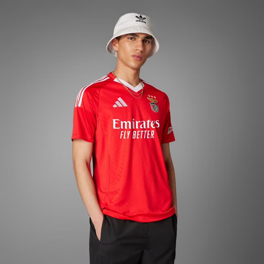 Adidas Benfica 24 25 Thuisshirt Rood- Heren Rood - Foto 6