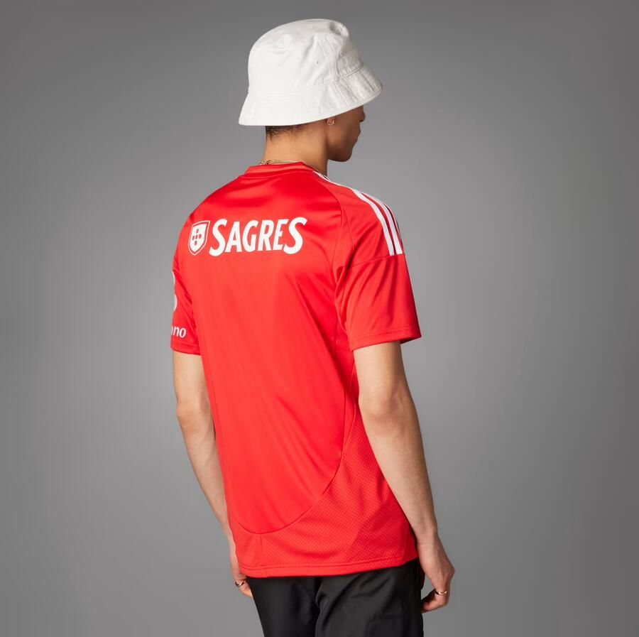 Adidas Benfica 24 25 Thuisshirt Rood- Heren Rood - Foto 4