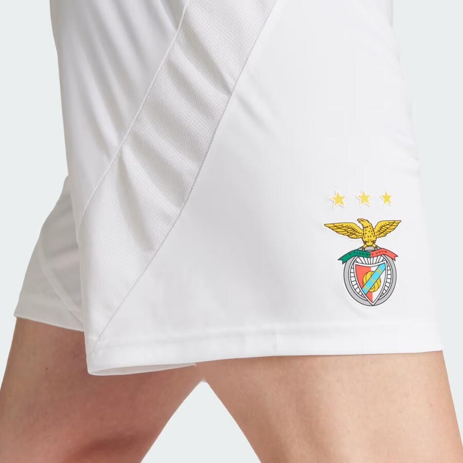 Adidas Benfica 24 25 Thuisshort Wit- Heren Wit