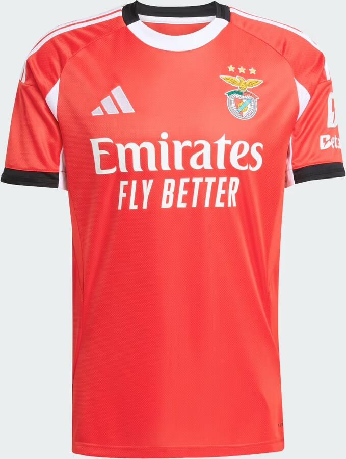 Adidas Benfica 2025 26 Home Shirt Rood- Heren Rood - Foto 3