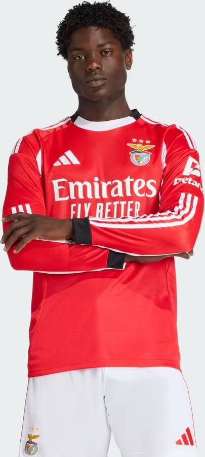 Adidas Benfica 25 26 Thuisshirt met Lange Mouwen