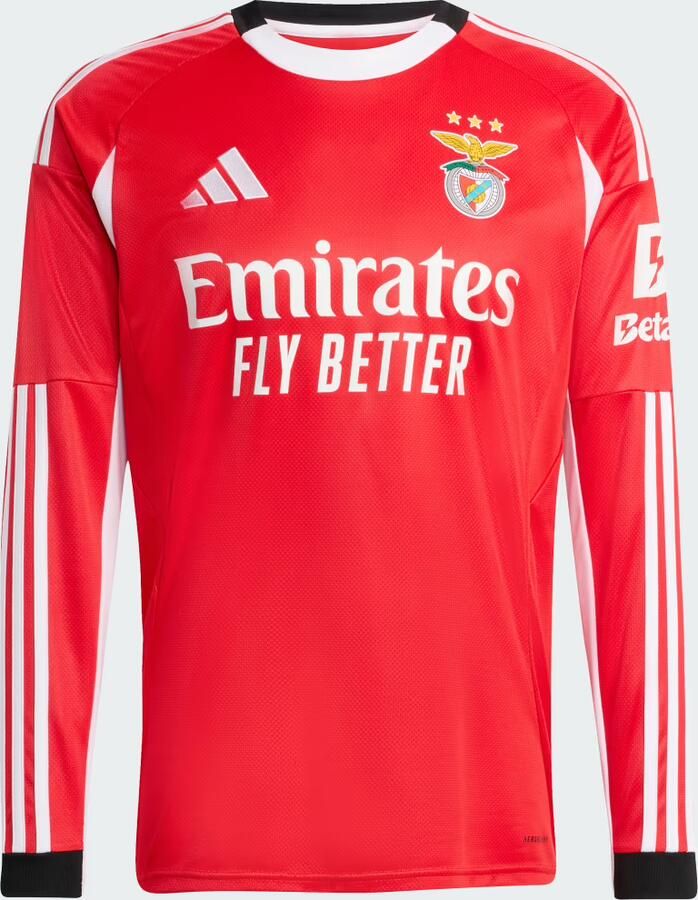 Adidas Benfica 25 26 Thuisshirt met Lange Mouwen - Foto 3