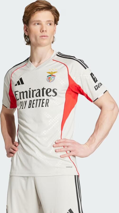 Adidas Benfica 2025 26 Away Shirt Beige- Heren Beige - Foto 6