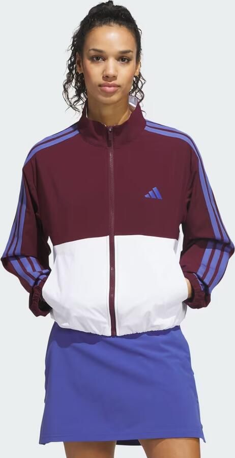 Adidas Beyond The Course Colorblock Twistweave Jack met Lange Ritssluiting