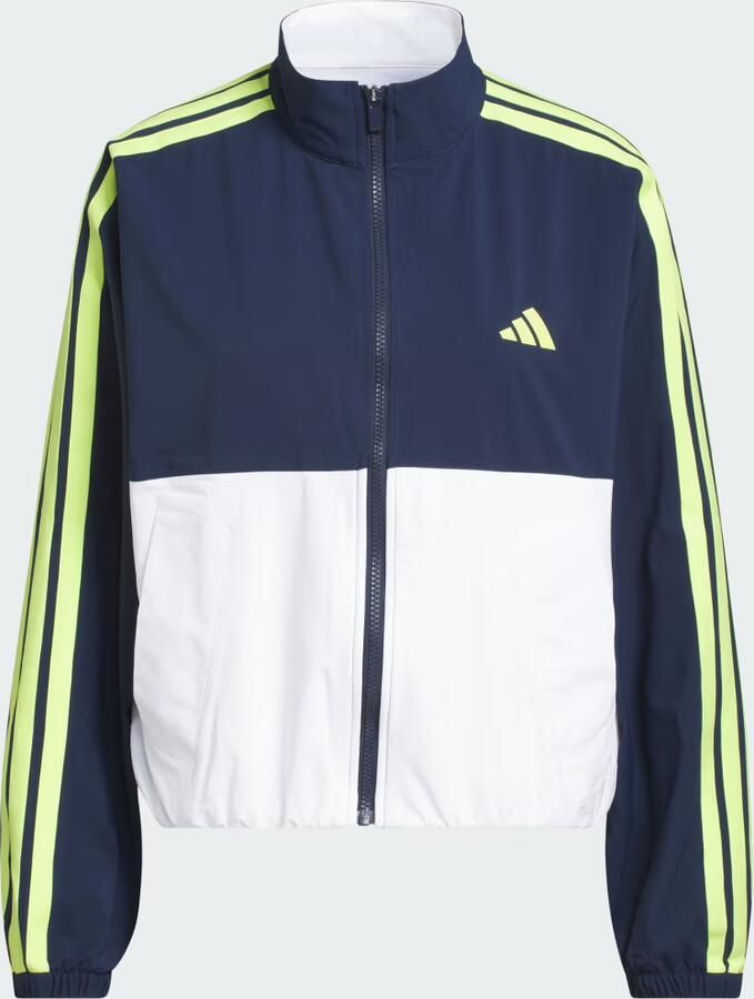 Adidas Beyond The Course Colorblock Twistweave Jack met Lange Ritssluiting - Foto 3