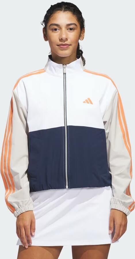 Adidas Beyond The Course Colorblock Twistweave Jack met Lange Ritssluiting