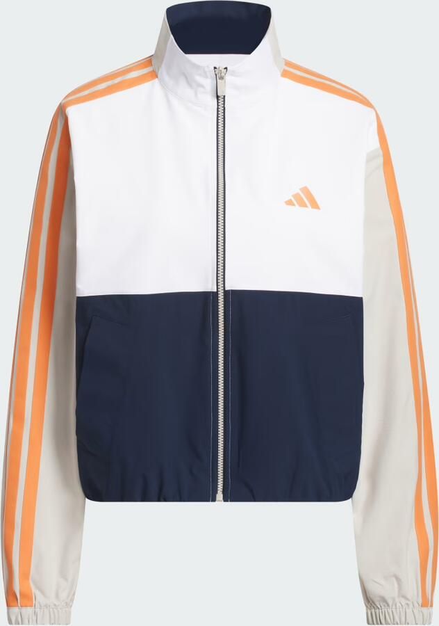 Adidas Beyond The Course Colorblock Twistweave Jack met Lange Ritssluiting - Foto 3