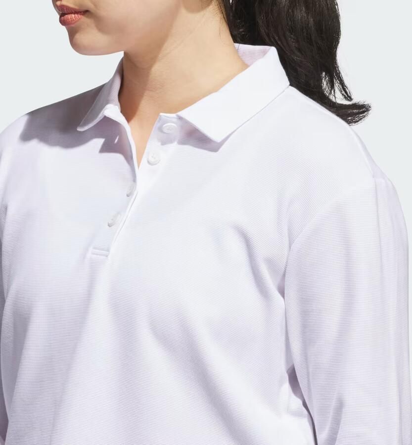 Adidas Beyond The Course Long Sleeve Loose Polo Shirt - Foto 3