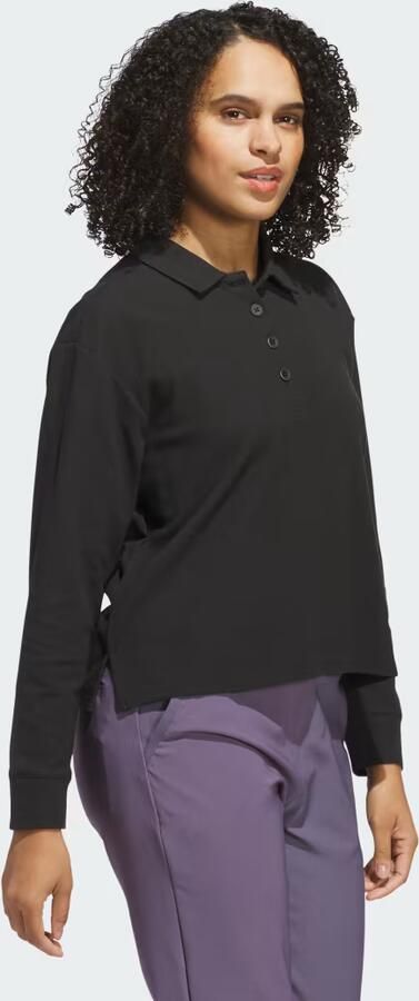 Adidas Beyond The Course Long Sleeve Loose Polo Shirt - Foto 6