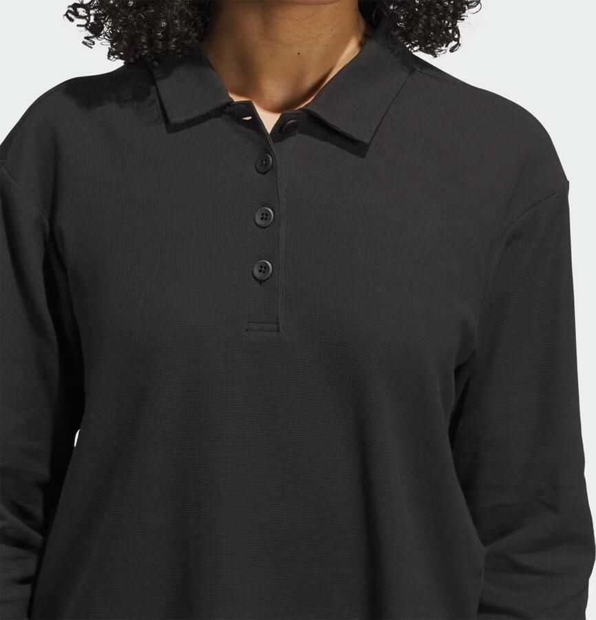 Adidas Beyond The Course Long Sleeve Loose Polo Shirt - Foto 3