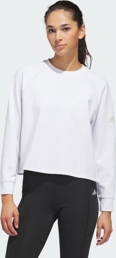 Adidas Beyond The Course Side-snap Twistweave Sweatshirt