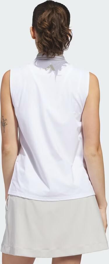 Adidas Beyond The Course Twistknit Mouwloos Poloshirt - Foto 5