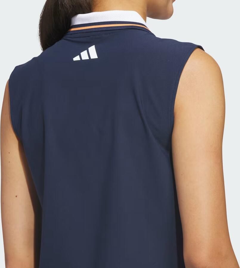 Adidas Beyond The Course Twistknit Mouwloos Poloshirt - Foto 2