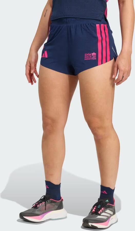 Adidas BMW BERLIN-MARATHON 2025 SPLIT HARDLOOPSHORT VROUWEN