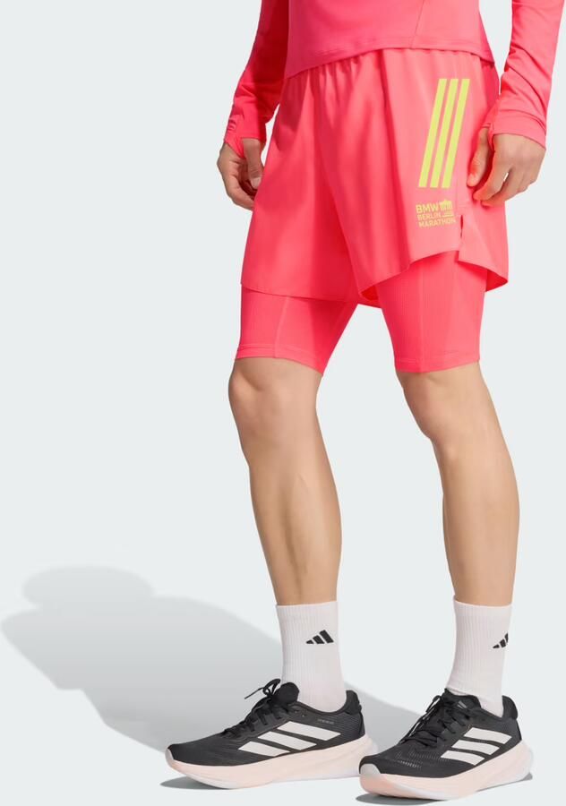 Adidas BMW BERLIN-MARATHON 2026 2-IN-1 SHORT HEREN