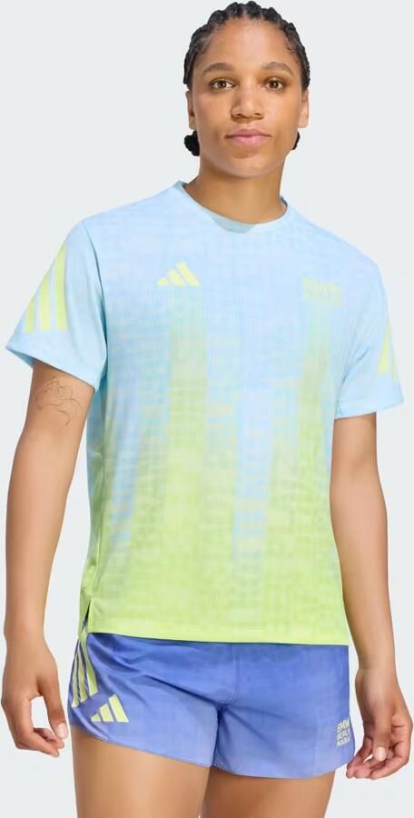 Adidas BMW BERLIN-MARATHON 2026 ALL OVER PRINT T-SHIRT VROUWEN