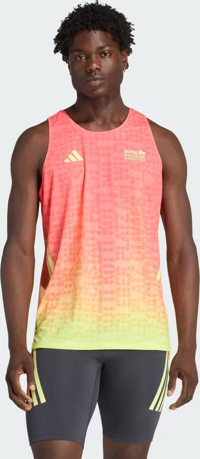 Adidas BMW BERLIN-MARATHON 2026 ALL OVER PRINT TANKTOP MANNEN