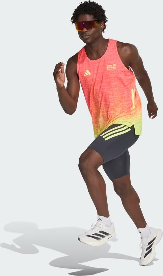 Adidas BMW BERLIN-MARATHON 2026 ALL OVER PRINT TANKTOP MANNEN - Foto 4