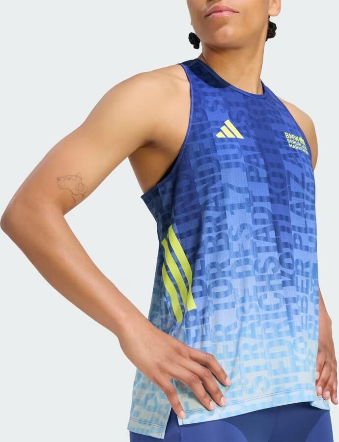 Adidas BMW BERLIN-MARATHON 2026 ALL OVER TANKTOP DAMES - Foto 2