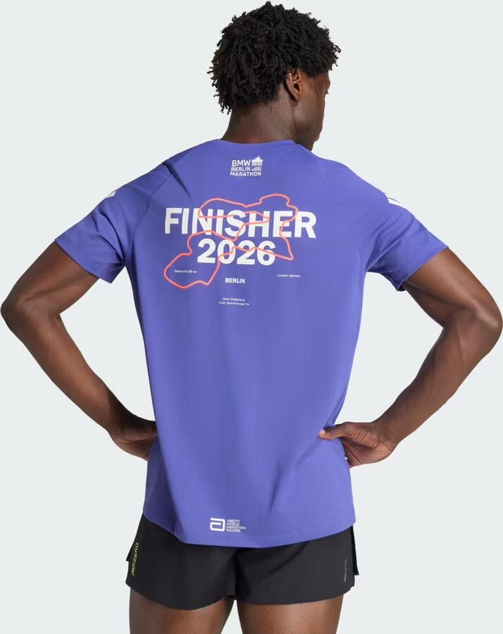 Adidas BMW BERLIN-MARATHON 2026 FINISHER T-SHIRT MANNEN - Foto 5