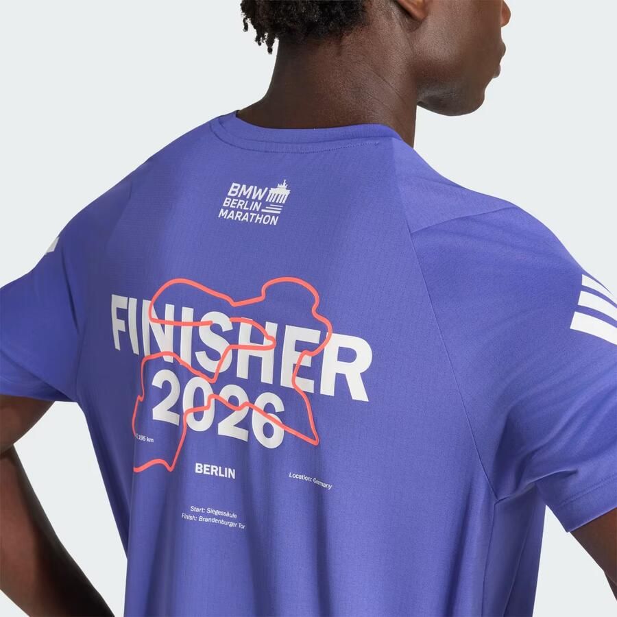 Adidas BMW BERLIN-MARATHON 2026 FINISHER T-SHIRT MANNEN - Foto 2