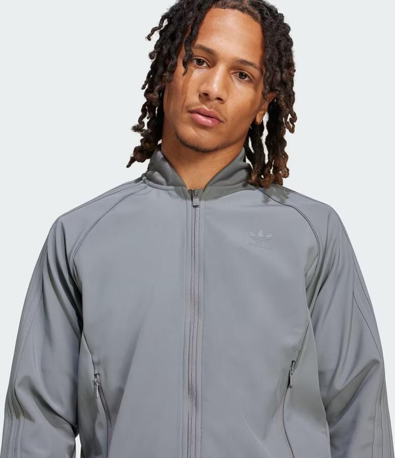 Adidas Originals Bonded Sperstar Originals Jacket Trainingspakken in grijs formaten: L - Foto 3