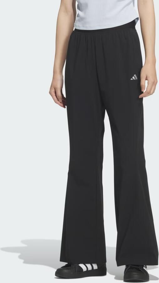 Adidas BROEK VAN GEWEVEN STOF MET UITLOPENDE PIJPEN