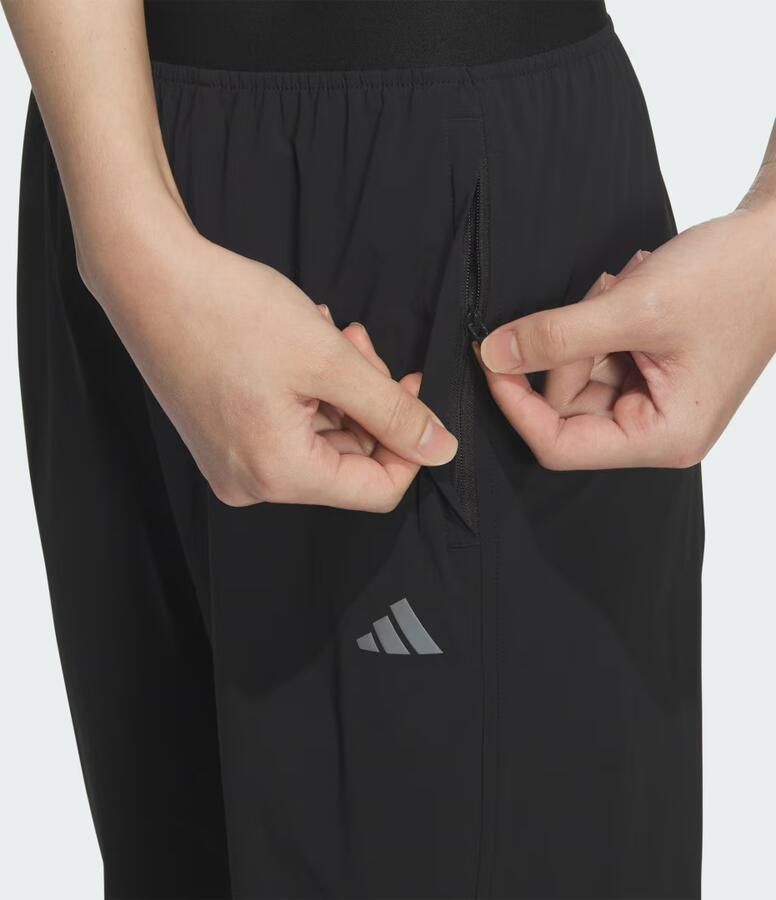 Adidas BROEK VAN GEWEVEN STOF MET UITLOPENDE PIJPEN - Foto 3