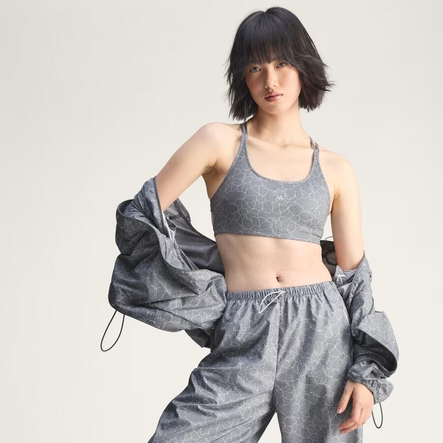 Adidas by Stella McCartney Bedrukte Mini Hardloopcroptop