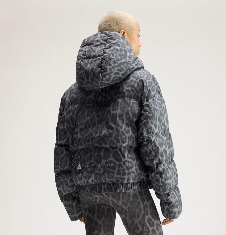 Adidas by Stella McCartney Kort Gewatteerd Winterjack Met Print - Foto 6