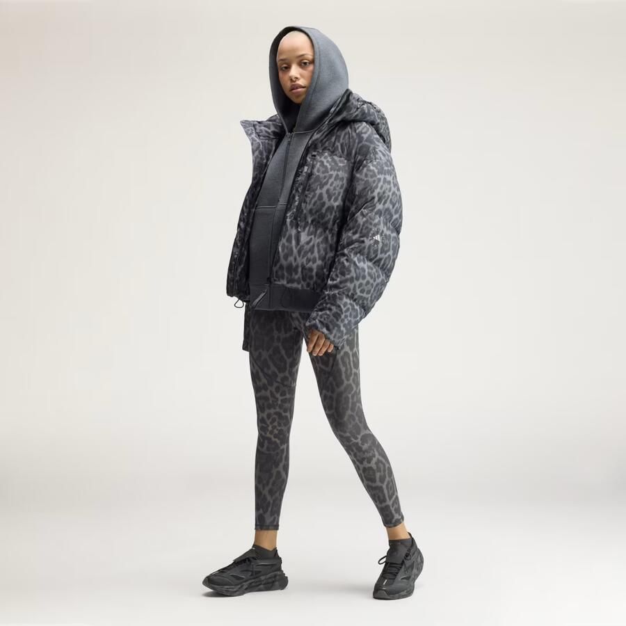 Adidas by Stella McCartney Kort Gewatteerd Winterjack Met Print - Foto 2