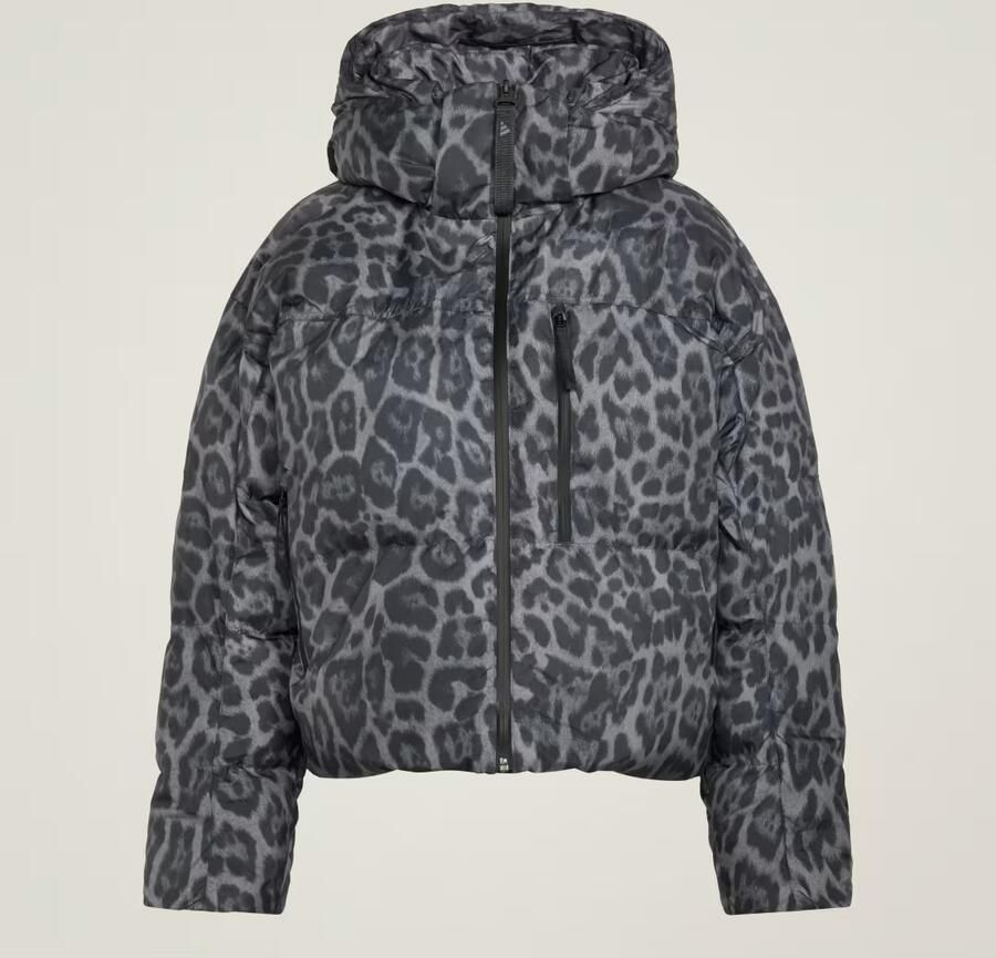 Adidas by Stella McCartney Kort Gewatteerd Winterjack Met Print - Foto 5