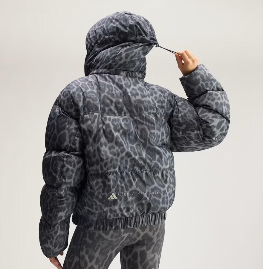 Adidas by Stella McCartney Kort Gewatteerd Winterjack Met Print - Foto 4