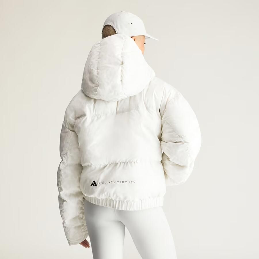 Adidas by Stella McCartney Kort Gewatteerd Winterjack Met Print - Foto 2