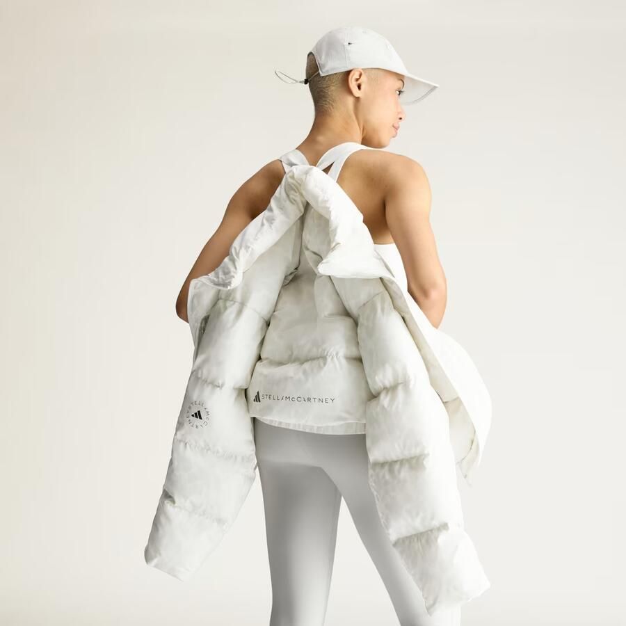 Adidas by Stella McCartney Kort Gewatteerd Winterjack Met Print - Foto 5