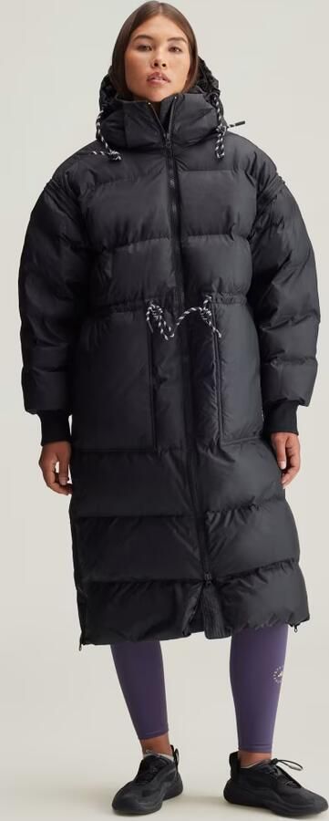Adidas by stella mccartney Pufferjas met Afneembare Mouwen Black Heren