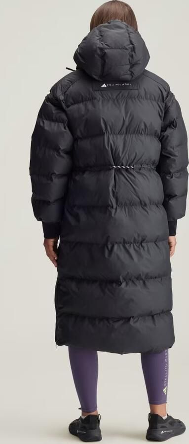 Adidas by stella mccartney Pufferjas met Afneembare Mouwen Black Heren - Foto 6