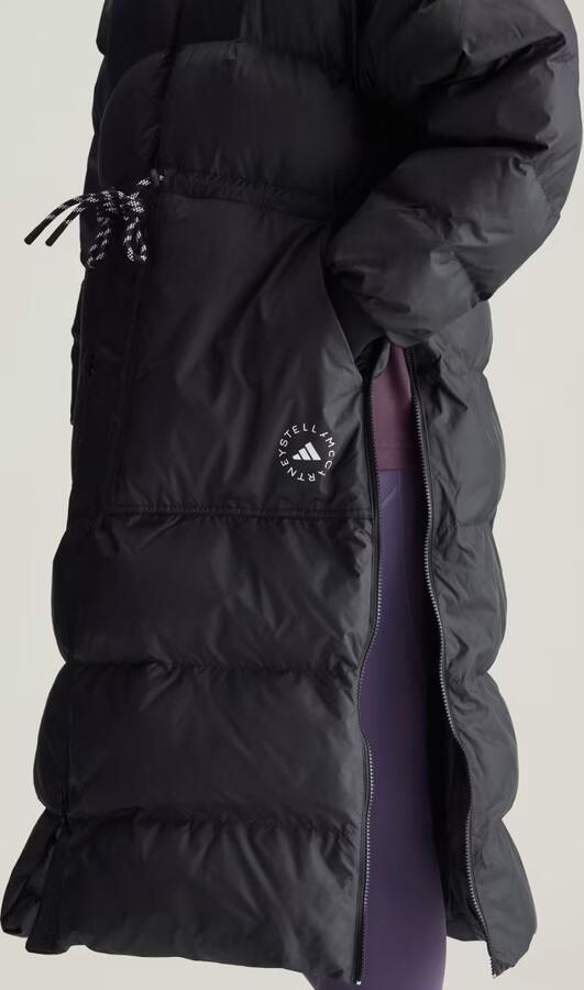 Adidas by stella mccartney Pufferjas met Afneembare Mouwen Black Heren - Foto 4