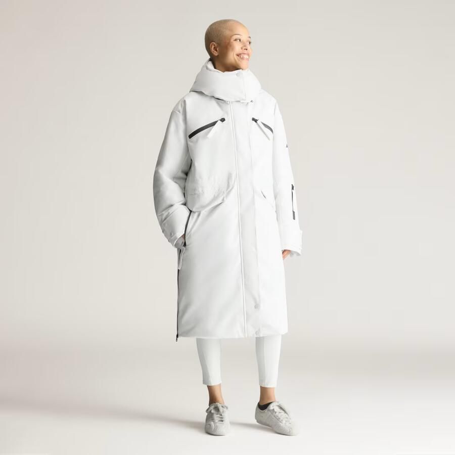 Adidas by Stella McCartney Lange Gewatteerde Winterjas