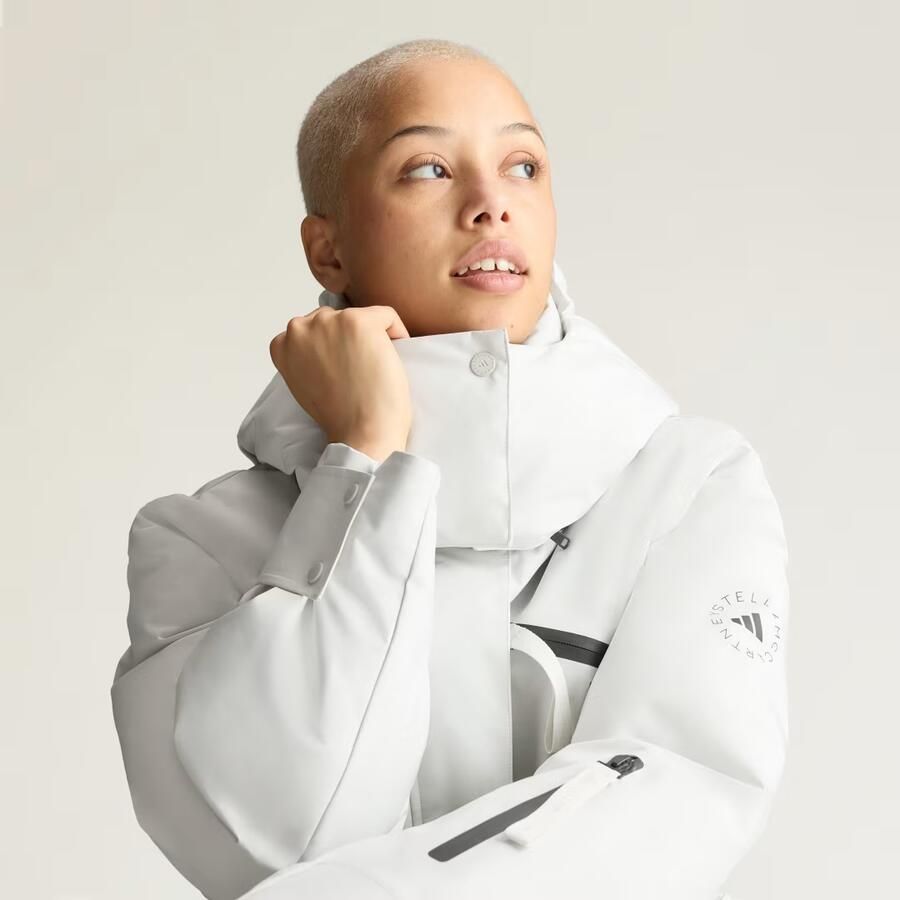Adidas by Stella McCartney Lange Gewatteerde Winterjas - Foto 3