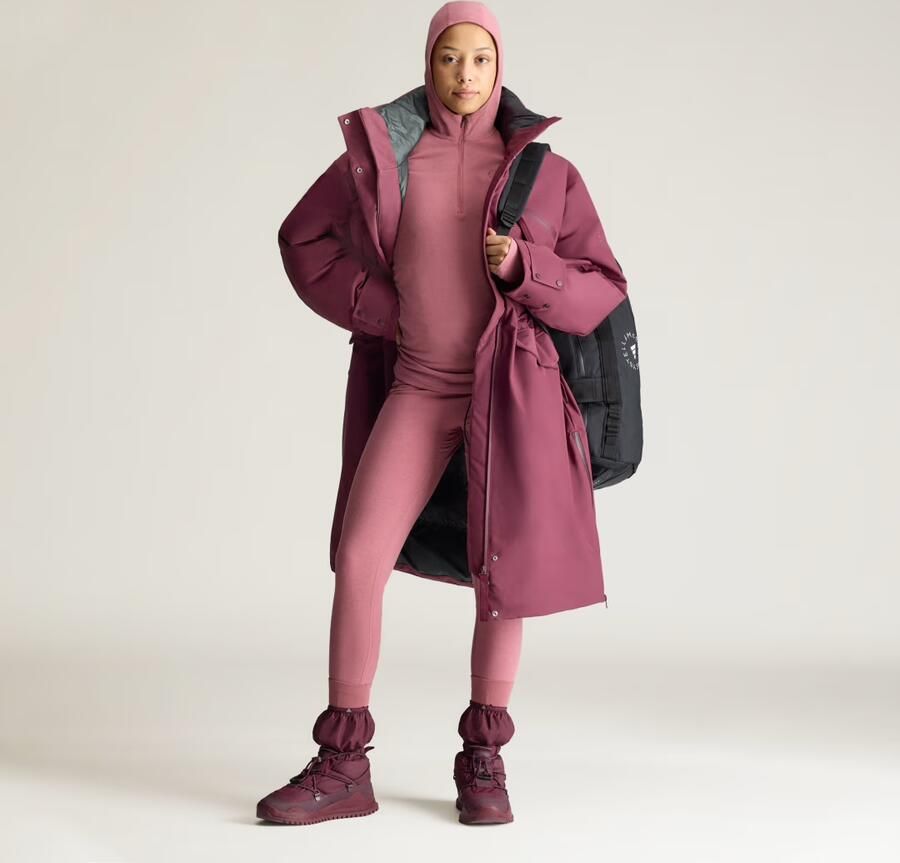 Adidas by Stella McCartney Lange Gewatteerde Winterjas - Foto 5