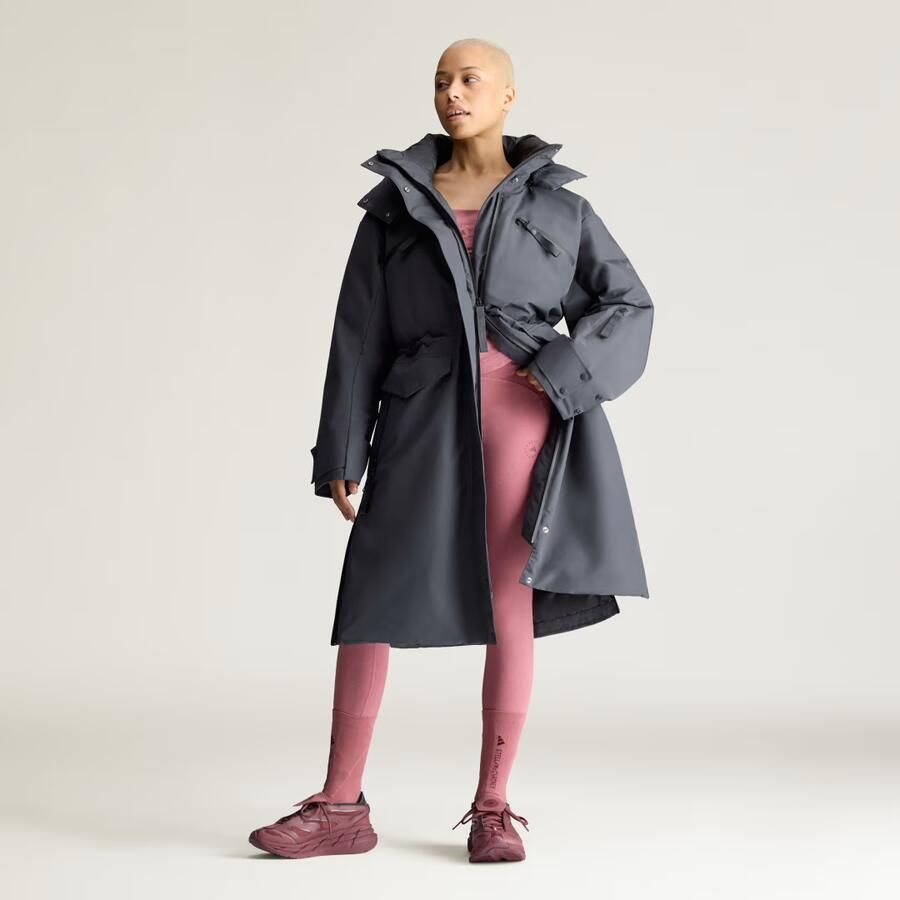 Adidas by Stella McCartney Lange Gewatteerde Winterjas - Foto 2