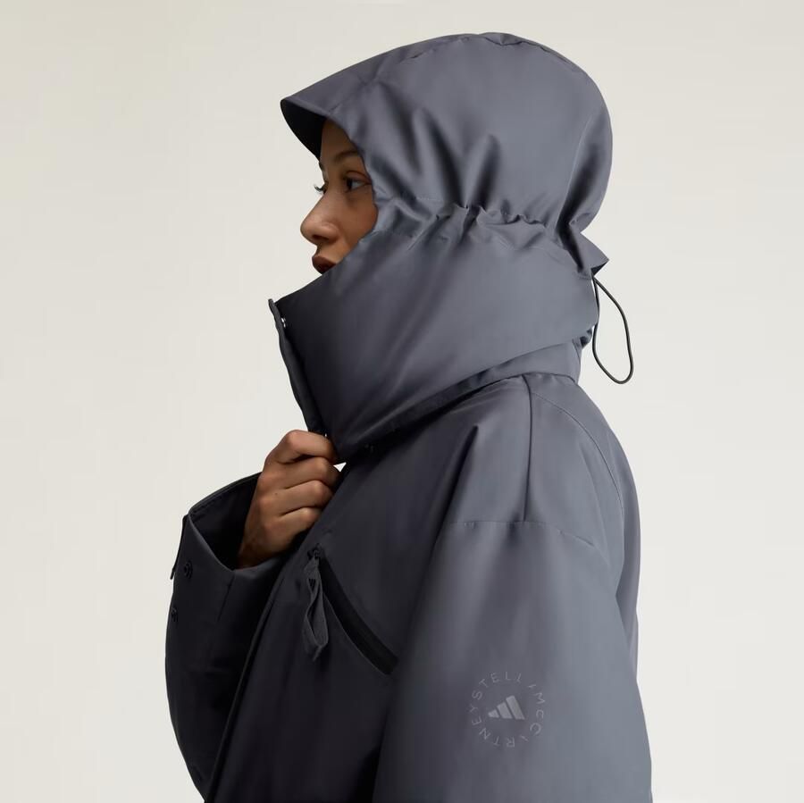 Adidas by Stella McCartney Lange Gewatteerde Winterjas - Foto 4