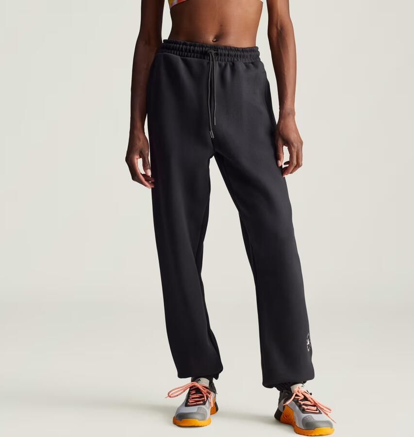 Adidas by stella mccartney Sweatpants met bedrukt logo Black Dames