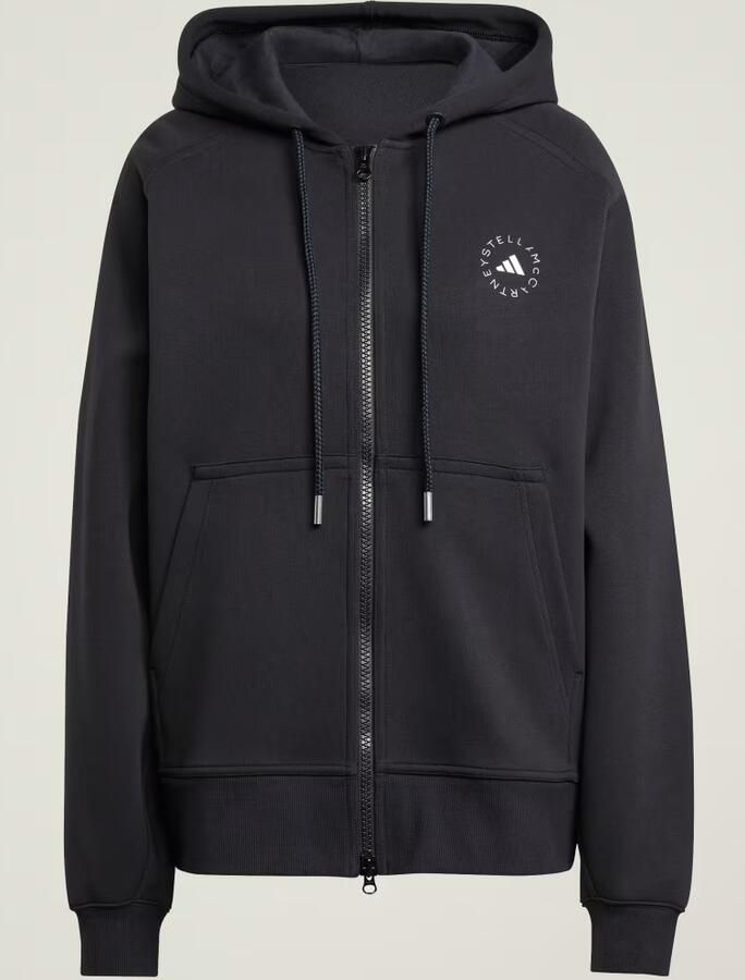 Adidas by stella mccartney Trainingsjack met logo Black Dames