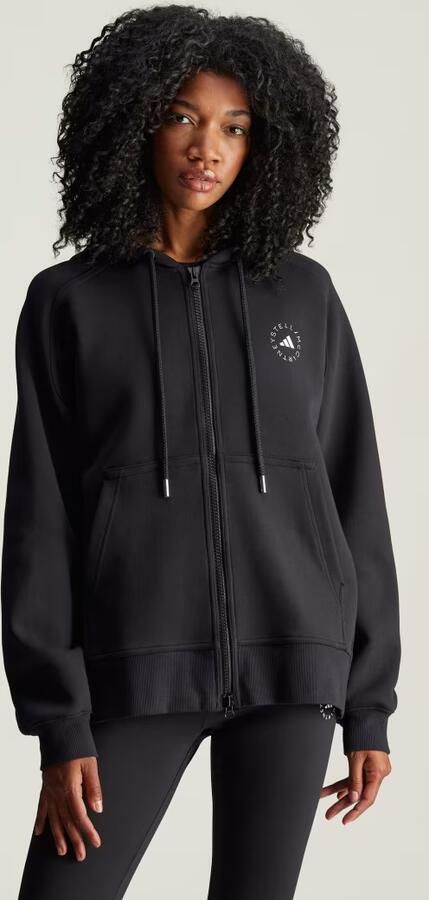 Adidas by stella mccartney Trainingsjack met logo Black Dames - Foto 6