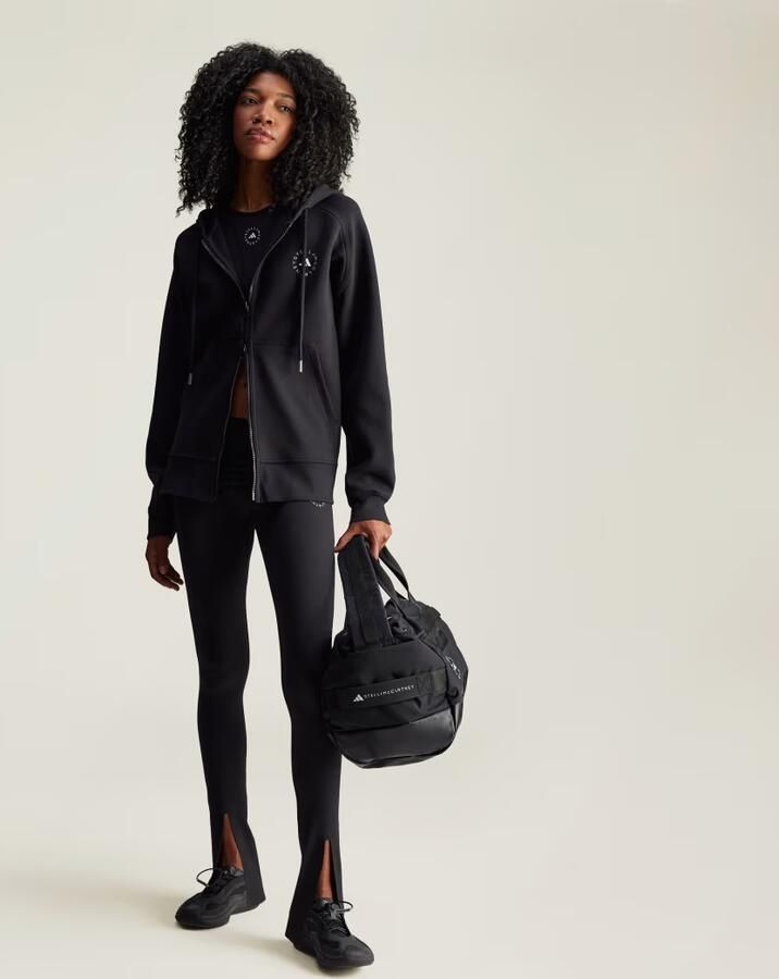 Adidas by stella mccartney Trainingsjack met logo Black Dames - Foto 4