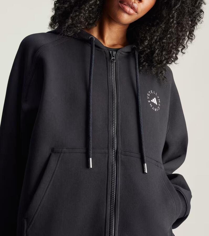 Adidas by stella mccartney Trainingsjack met logo Black Dames - Foto 3